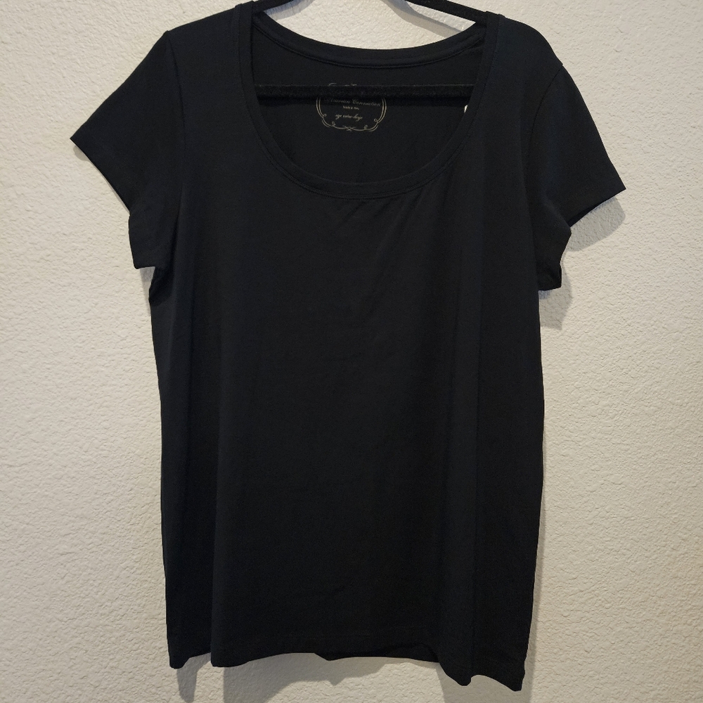NWT Peruvian Connection Scoop Neck Pima Cotton Top Size XL